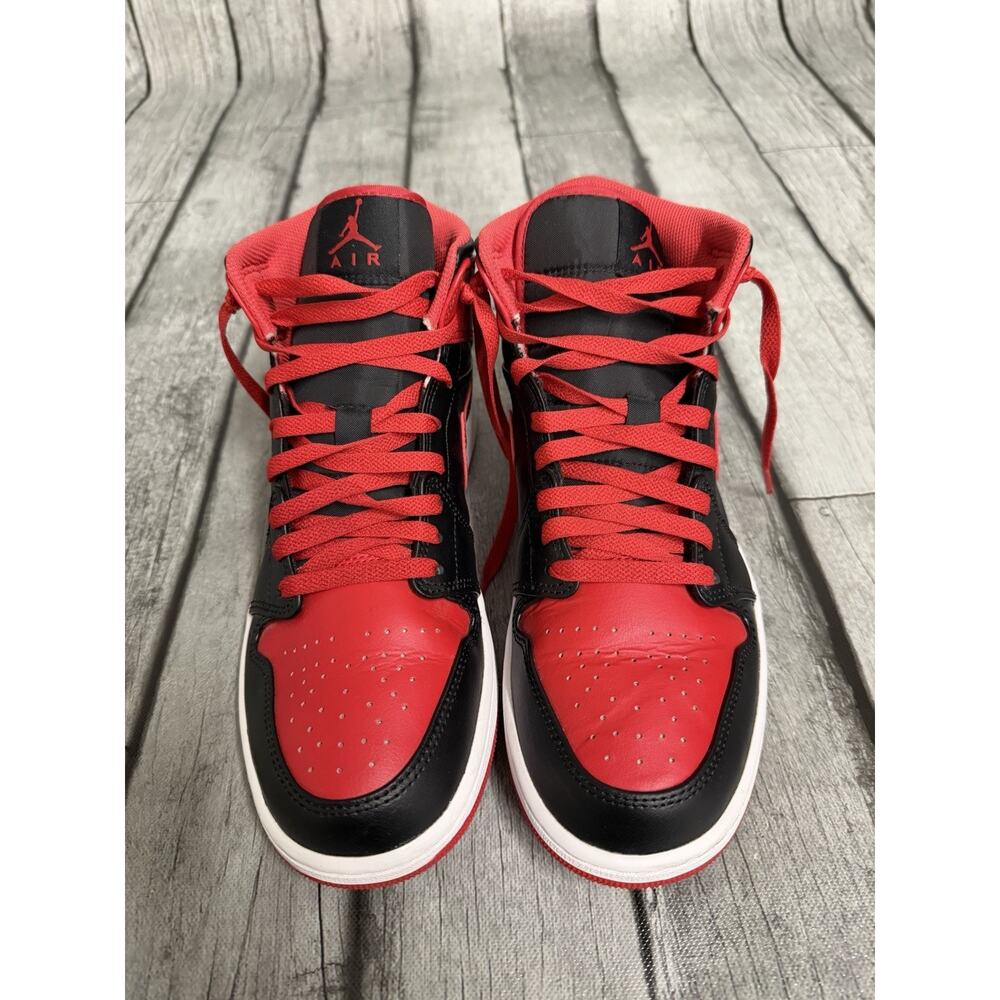 Air Jordan 1 Mid Alternate Bred-Black/White/Fire Red-SIZE 10 DQ8426-060 EUR 44 - Picture 3 of 12